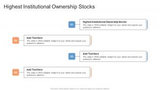Highest Institutional Ownership Stocks In Powerpoint And Google Slides Cpb