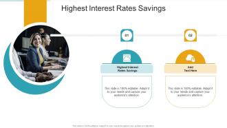 Highest Interest Rates Savings In Powerpoint And Google Slides Cpb