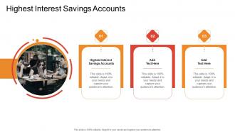 Highest Interest Savings Accounts In Powerpoint And Google Slides Cpb