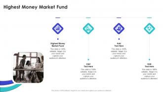 Highest Money Market Fund In Powerpoint And Google Slides Cpb