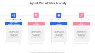 Highest Paid Athletes Annually In Powerpoint And Google Slides Cpb