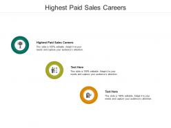 Highest paid sales careers ppt powerpoint presentation infographics inspiration cpb