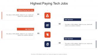 Highest Paying Tech Jobs In Powerpoint And Google Slides Cpb