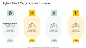 Highest Profit Margins Small Business In Powerpoint And Google Slides Cpb