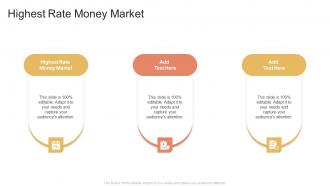 Highest Rate Money Market In Powerpoint And Google Slides Cpb