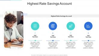 Highest Rate Savings Account In Powerpoint And Google Slides Cpb