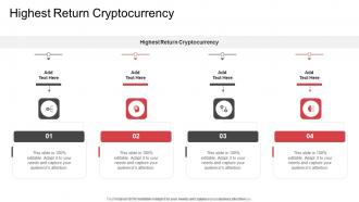 Highest Return Cryptocurrency In Powerpoint And Google Slides Cpb