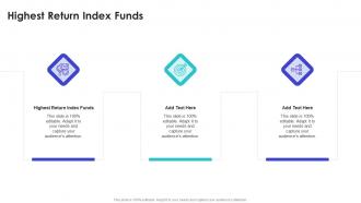 Highest Return Index Funds In Powerpoint And Google Slides Cpb