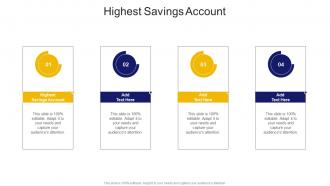Highest Savings Account In Powerpoint And Google Slides Cpb
