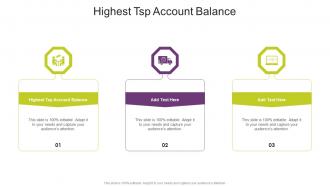 Highest TSP Account Balance In Powerpoint And Google Slides Cpb