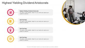 Highest Yielding Dividend Aristocrats In Powerpoint And Google Slides Cpb