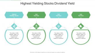 Highest Yielding Stocks Dividend Yield In Powerpoint And Google Slides Cpb