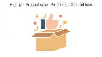 Highlight Product Value Proposition Colored Icon In Powerpoint Pptx Png And Editable Eps Format