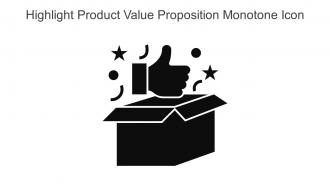 Highlight Product Value Proposition Monotone Icon In Powerpoint Pptx Png And Editable Eps Format
