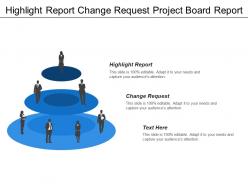 Highlight report change request project board report revenue growth