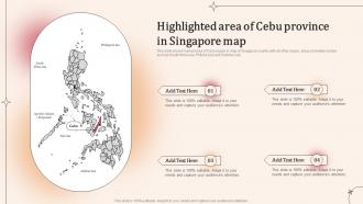 Highlighted Area Of Cebu Province In Singapore Map