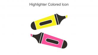 Highlighter Colored Icon In Powerpoint Pptx Png And Editable Eps Format
