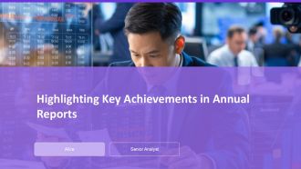 Highlighting Key Achievements In Annual Reports PPT Structure AT