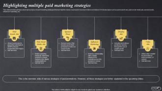 Highlighting Multiple Paid Marketing Strategies Efficient Bake Shop MKT SS V