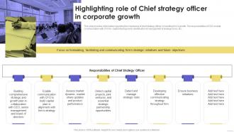 Highlighting Role Of Chief Strategy Officer Sustainable Multi Strategic Organization Competency