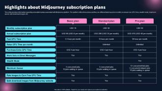 Highlights About Midjourney Subscription Plans Best 10 Generative Ai Tools For Everything AI SS