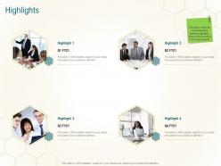 Highlights business planning actionable steps ppt slides show