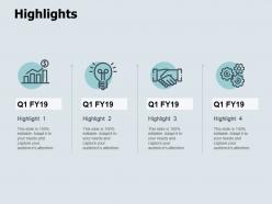 Highlights Gears Ppt Powerpoint Presentation Icon Styles