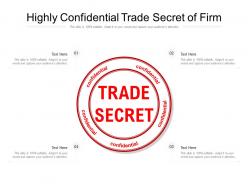 Highly confidential trade secret of firm