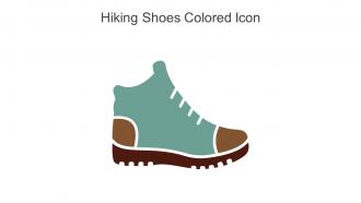 Hiking Shoes Colored Icon In Powerpoint Pptx Png And Editable Eps Format