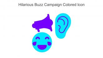 Hilarious Buzz Campaign Colored Icon In Powerpoint Pptx Png And Editable Eps Format