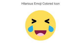Hilarious Emoji Colored Icon in powerpoint pptx png and editable eps format