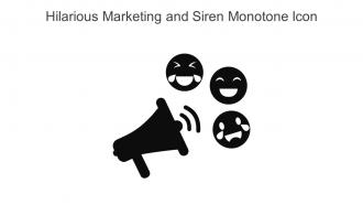 Hilarious Marketing And Siren Monotone Icon In Powerpoint Pptx Png And Editable Eps Format