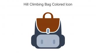 Hill Climbing Bag Colored Icon In Powerpoint Pptx Png And Editable Eps Format