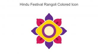 Hindu Festival Rangoli Colored Icon In Powerpoint Pptx Png And Editable Eps Format