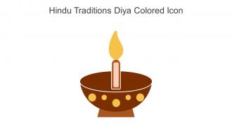 Hindu Traditions Diya Colored Icon In Powerpoint Pptx Png And Editable Eps Format