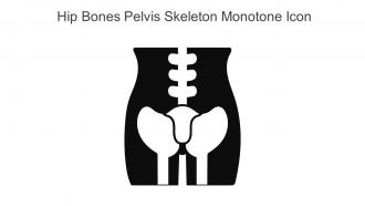 Hip Bones Pelvis Skeleton Monotone Icon In Powerpoint Pptx Png And Editable Eps Format