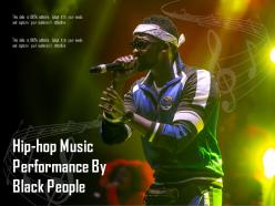 Hip Hop Music Performance By Black People