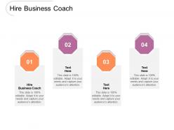 Hire business coach ppt powerpoint presentation pictures structure cpb