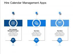 Hire calendar management apps ppt powerpoint presentation visuals cpb