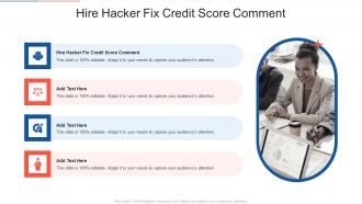 Hire Hacker Fix Credit Score Comment In Powerpoint And Google Slides Cpb