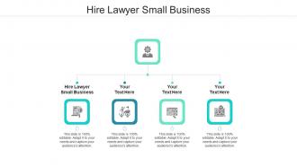 Hire lawyer small business ppt powerpoint presentation ideas influencers cpb