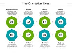 Hire orientation ideas ppt powerpoint presentation gallery graphic images cpb