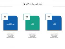 Hire purchase loan ppt powerpoint presentation portfolio slides cpb