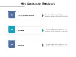Hire successful employee ppt powerpoint presentation file examples cpb