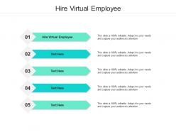 Hire virtual employee ppt powerpoint presentation layouts example cpb