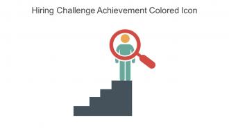 Hiring Challenge Achievement Colored Icon In Powerpoint Pptx Png And Editable Eps Format
