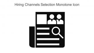 Hiring Channels Selection Monotone Icon In Powerpoint Pptx Png And Editable Eps Format