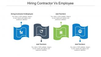 Hiring Contractor Vs Employee Ppt Powerpoint Presentation Visual Aids Show Cpb