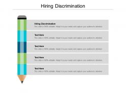 Hiring discrimination ppt powerpoint presentation inspiration mockup cpb