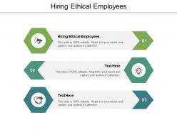 Hiring ethical employees ppt powerpoint presentation outline slideshow cpb